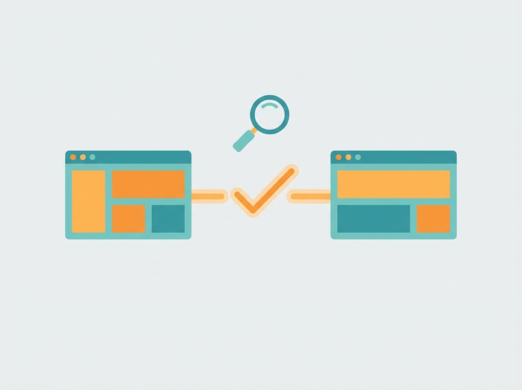 Automated relevance check between two websites before a backlink is created